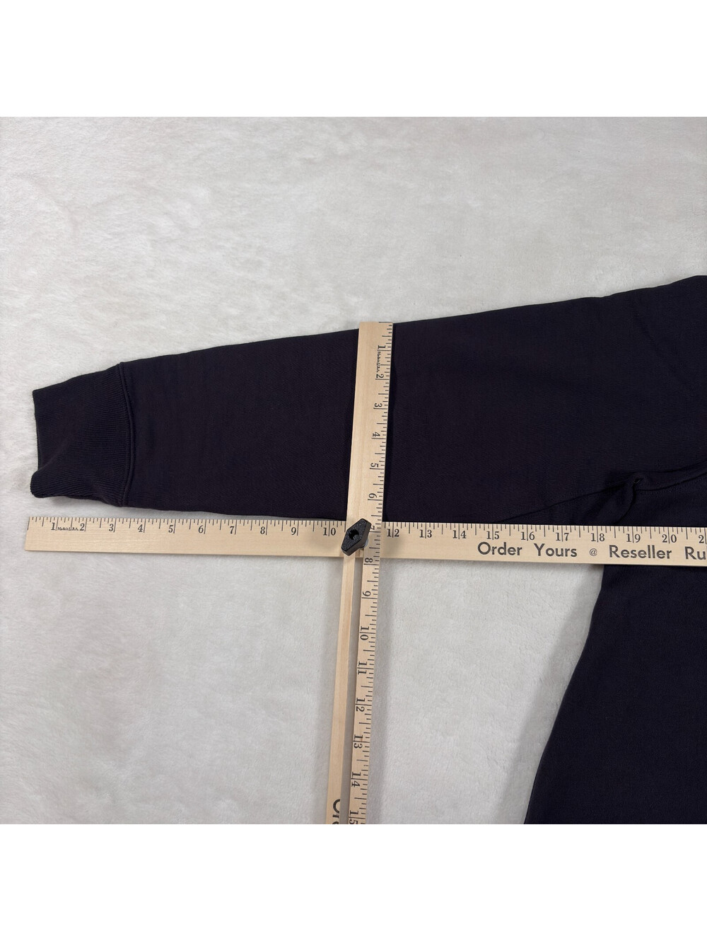 Merz b. Schwanen 6/L Black Crewneck Sweatshirt Made In Germany - Picture 12 of 14